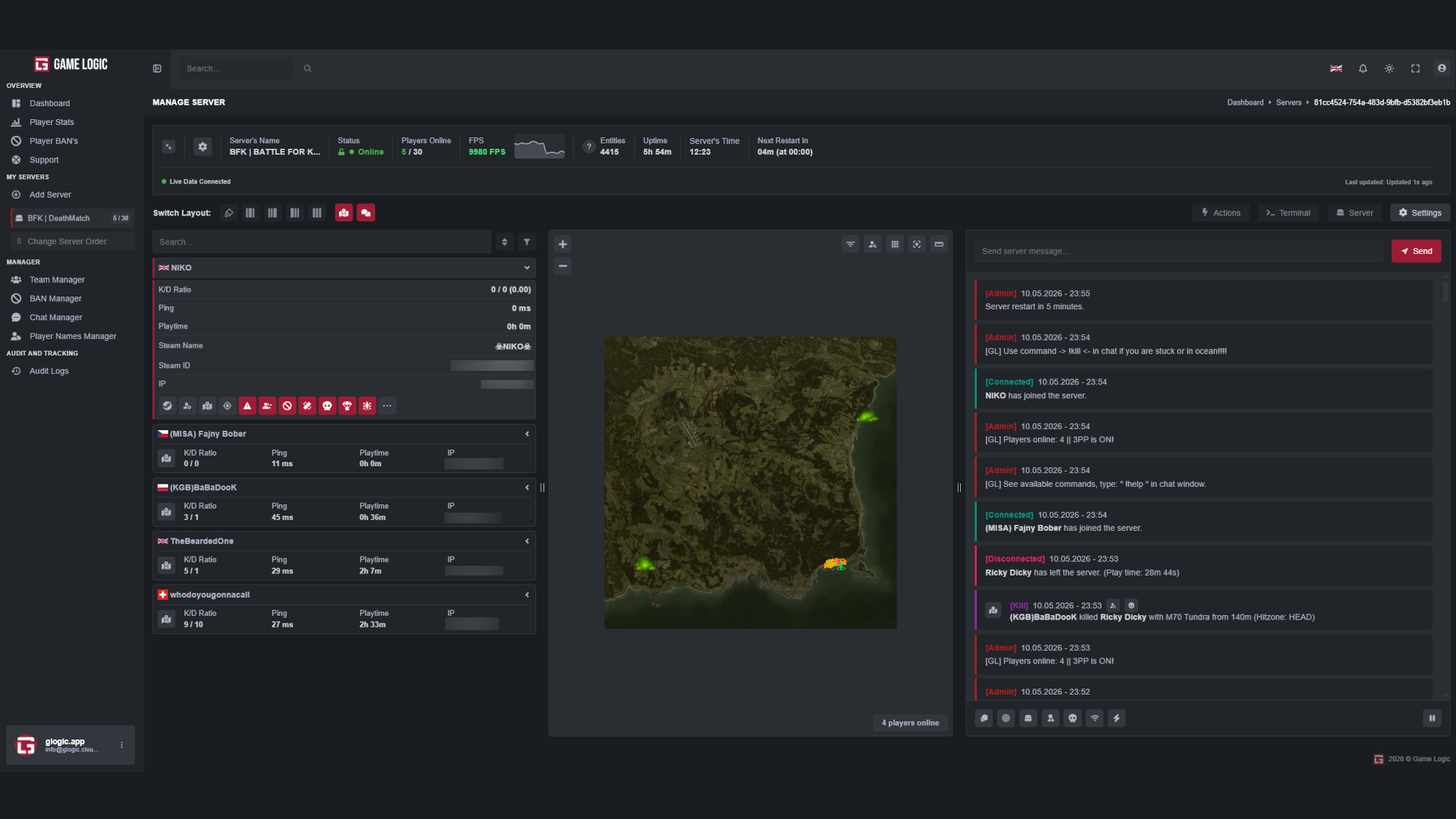 Live Ops Dashboard